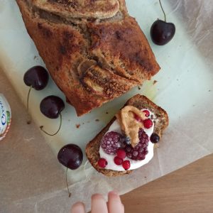 Wegański chlebek bananowy